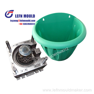 Plastic wall Flower Pot mould with Drainage